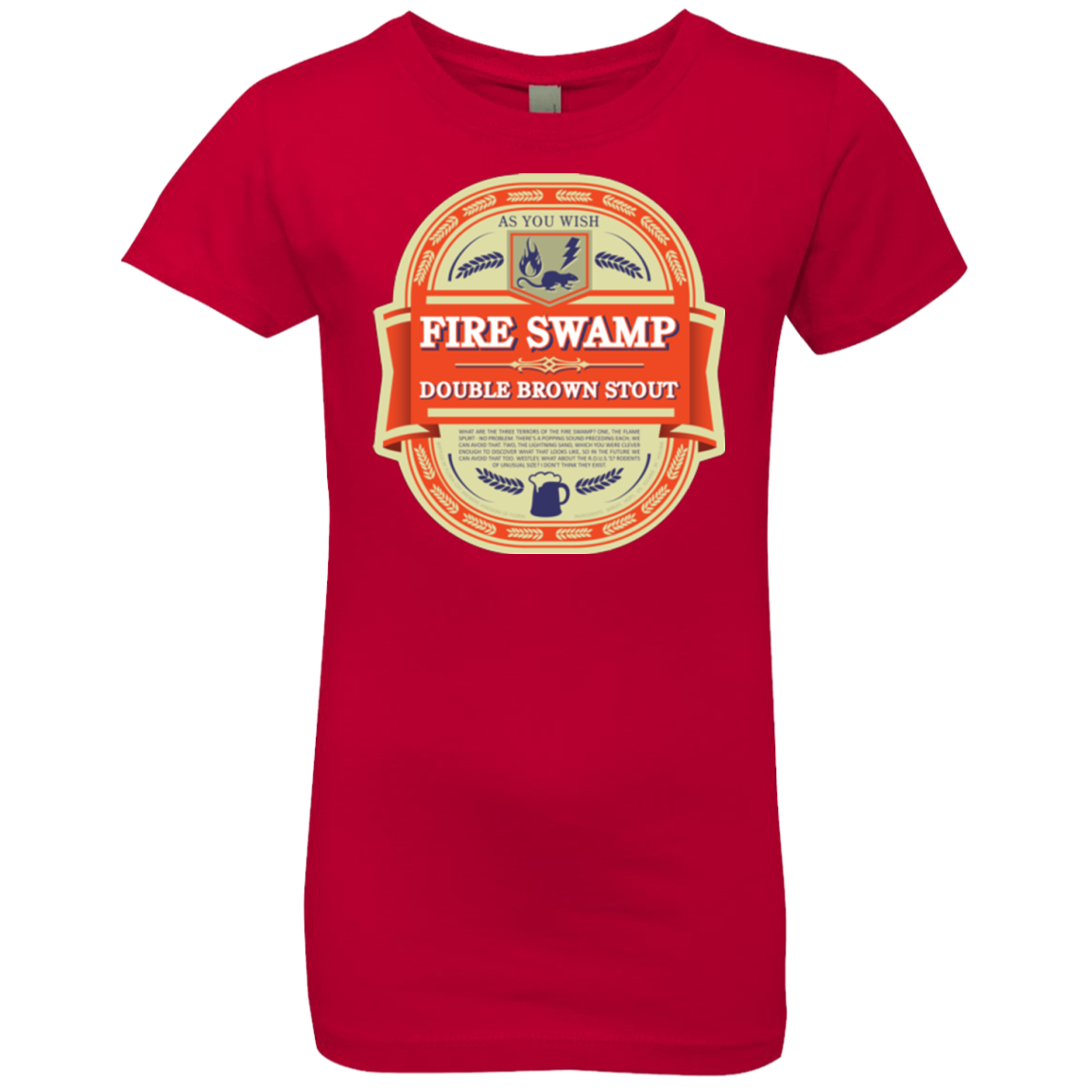 Fire Swamp Ale Girls Premium T-Shirt