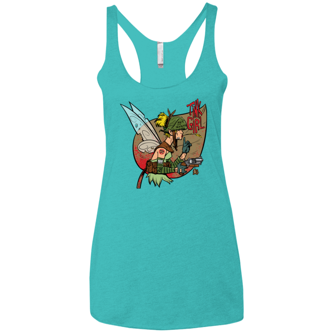 Tink Girl Women's Triblend Racerback Tank
