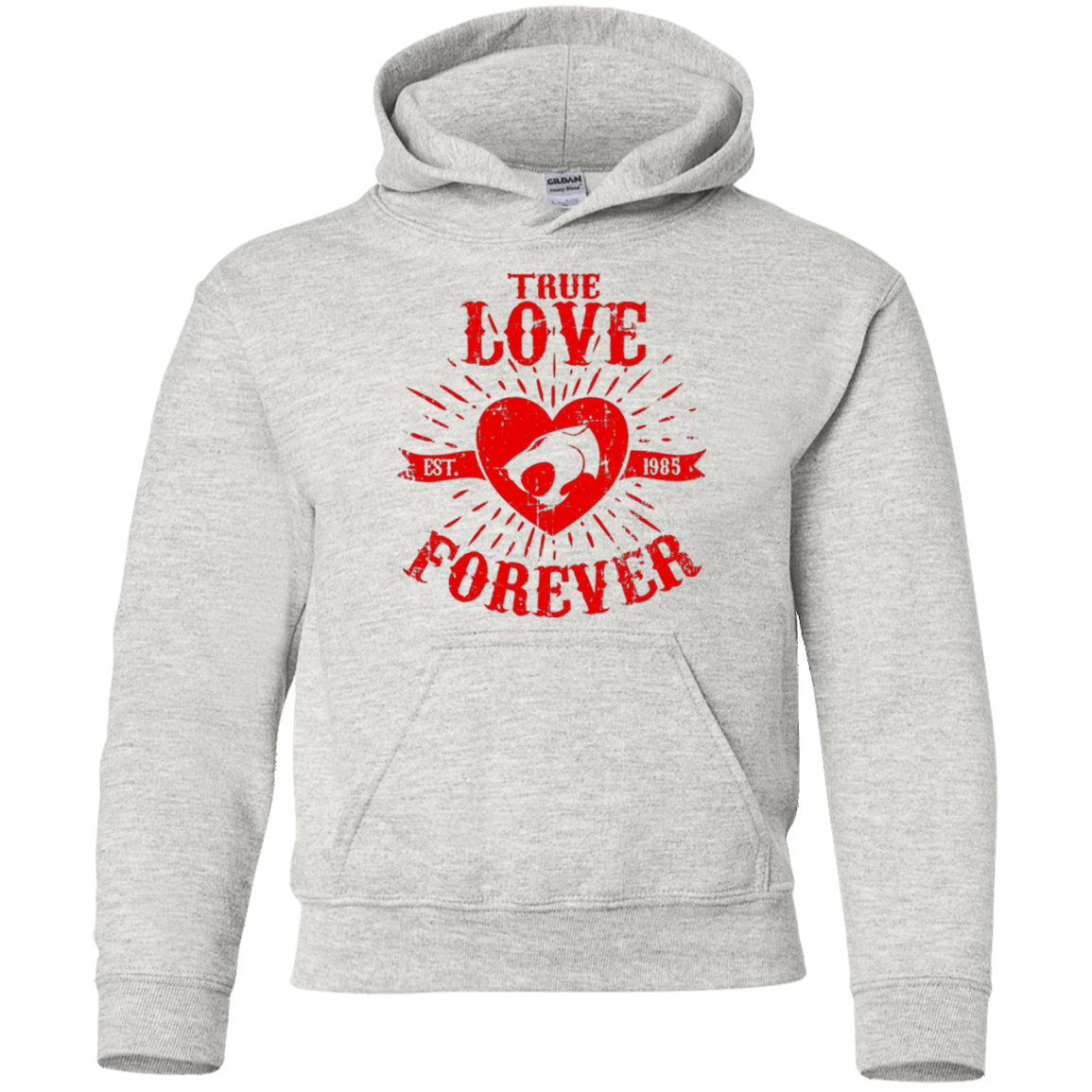 True Love Forever Thunder Youth Hoodie
