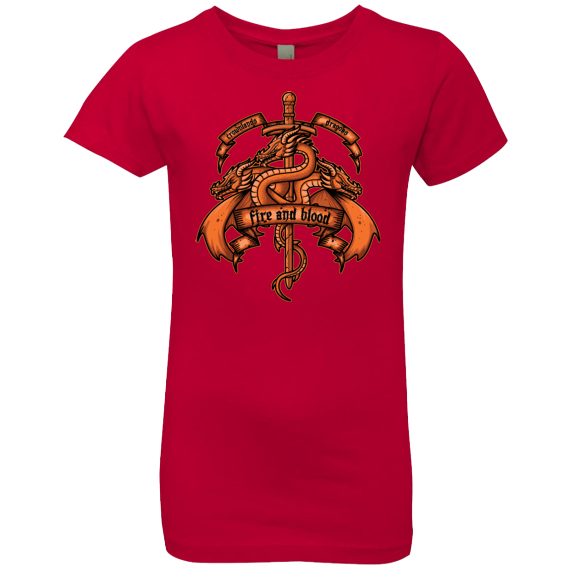 FIRE AND BLOOD Girls Premium T-Shirt