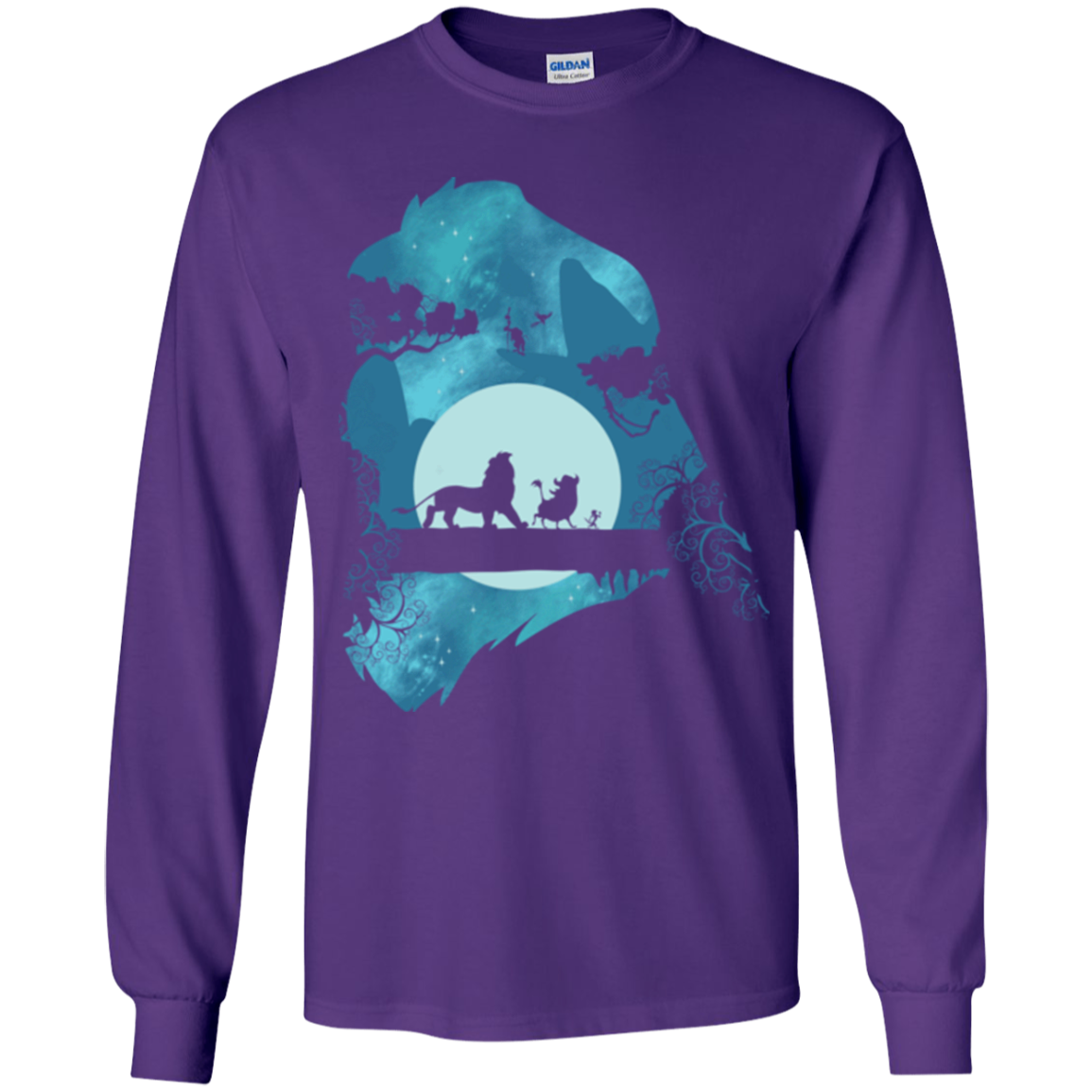 Lion Portrait Youth Long Sleeve T-Shirt
