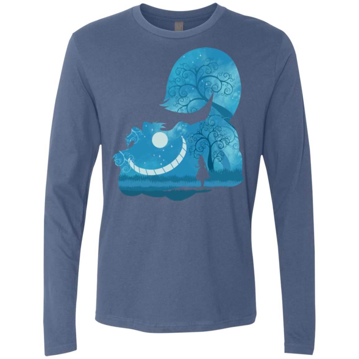 Cheshire Portrait Men's Premium Long Sleeve