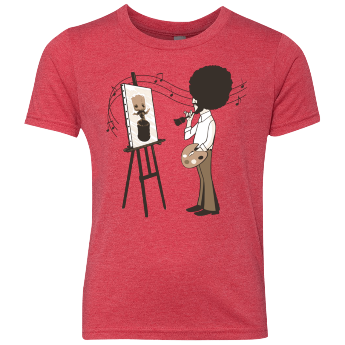 Happy Little Tree Youth Triblend T-Shirt