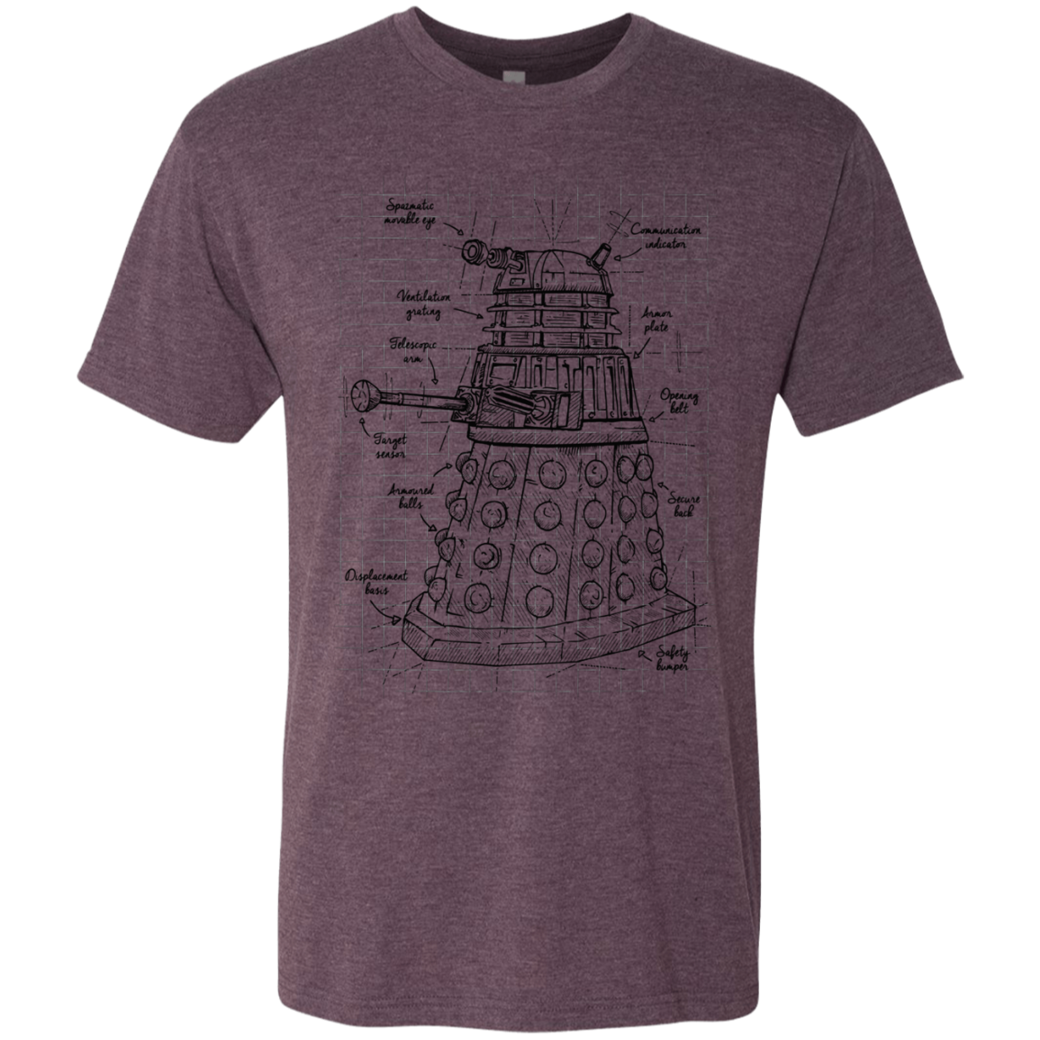 Dalek Plan Men's Triblend T-Shirt