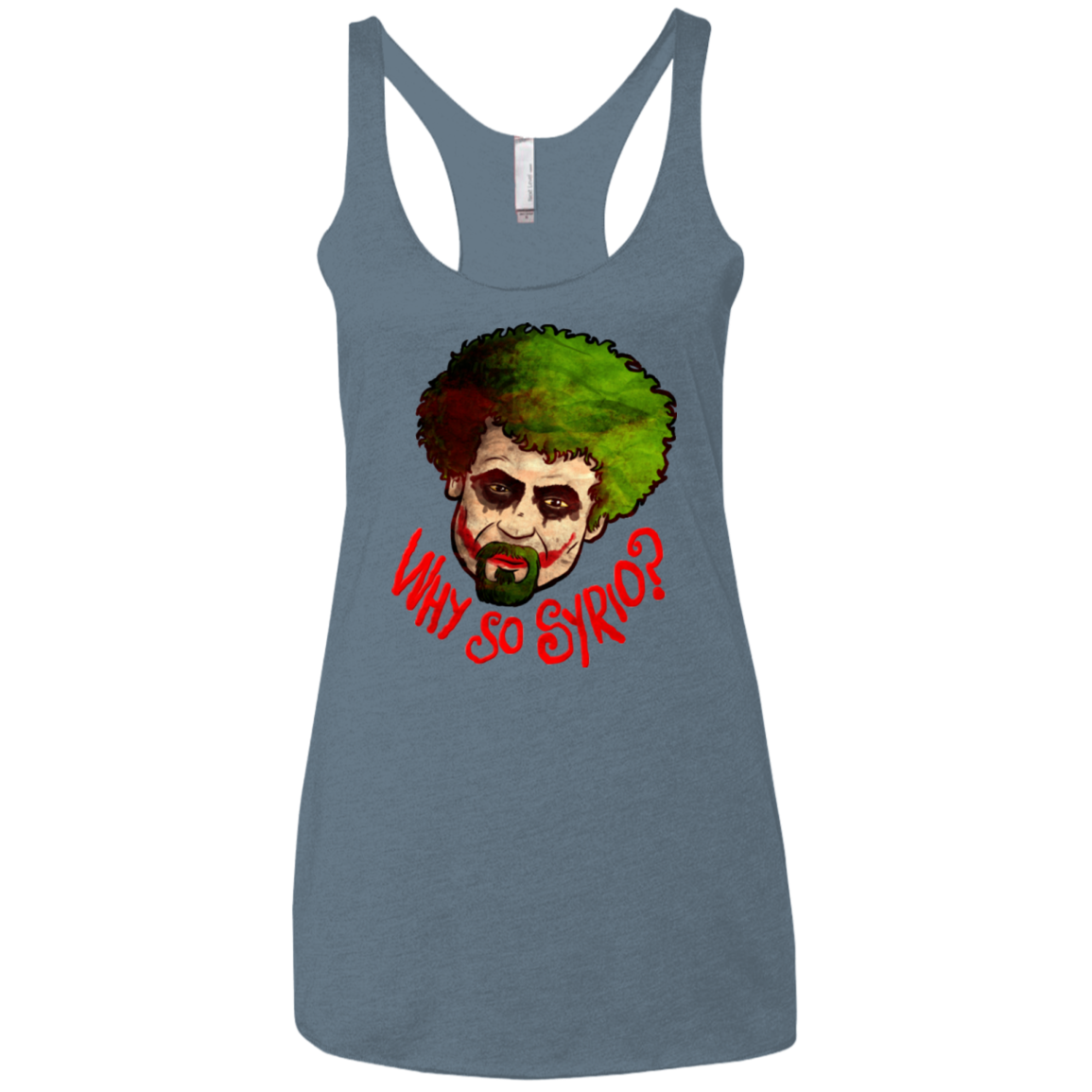 Why So Syrio Women's Triblend Racerback Tank