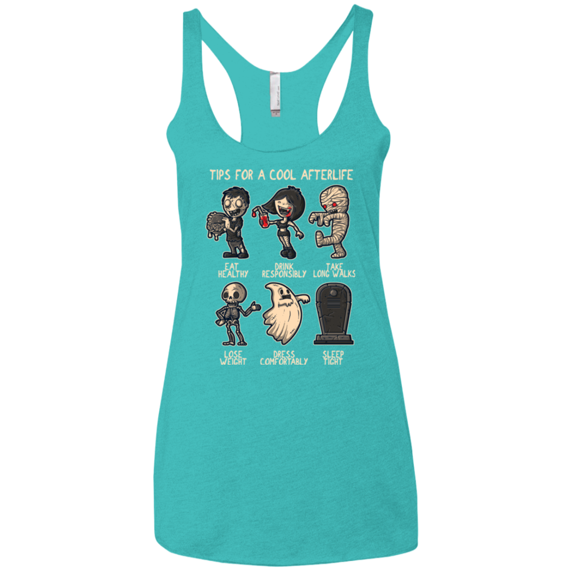 Cool Afterlife Women's Triblend Racerback Tank