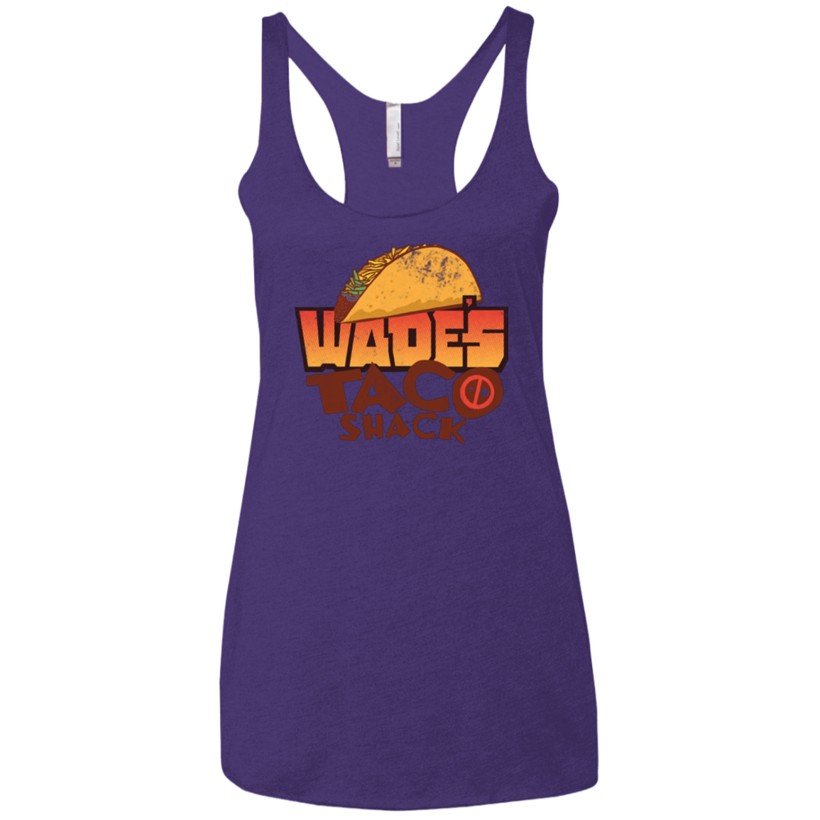 Wade Tacos Women's Triblend Racerback Tank