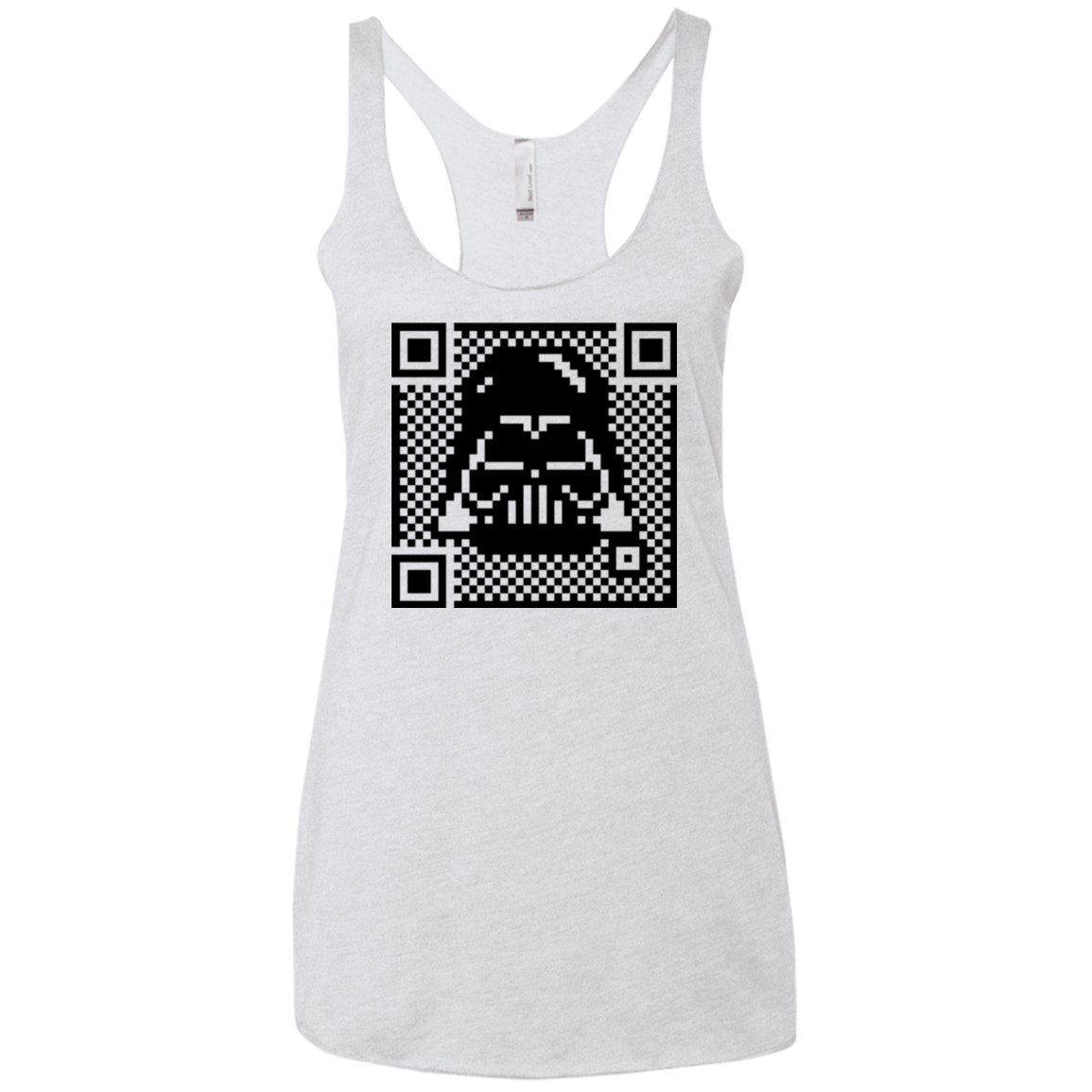QR vader Women's Triblend Racerback Tank