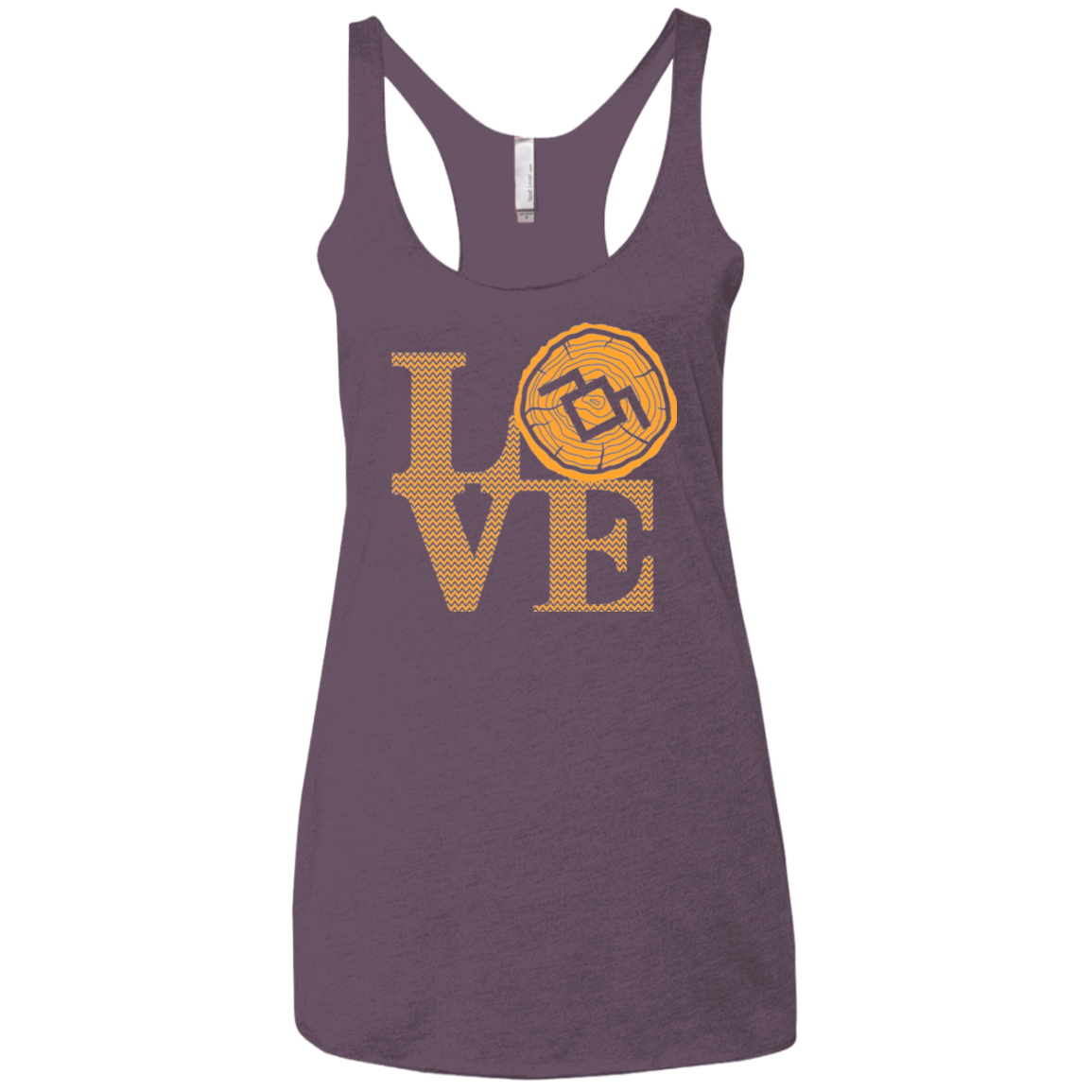 LOVE TWIN PEAKS Women's Triblend Racerback Tank