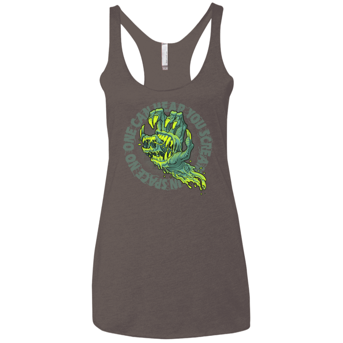 The Hand That Feeds Women's Triblend Racerback Tank