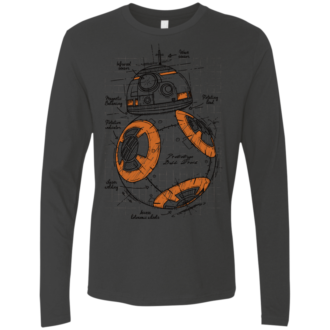 BB-8 Plan Men's Premium Long Sleeve