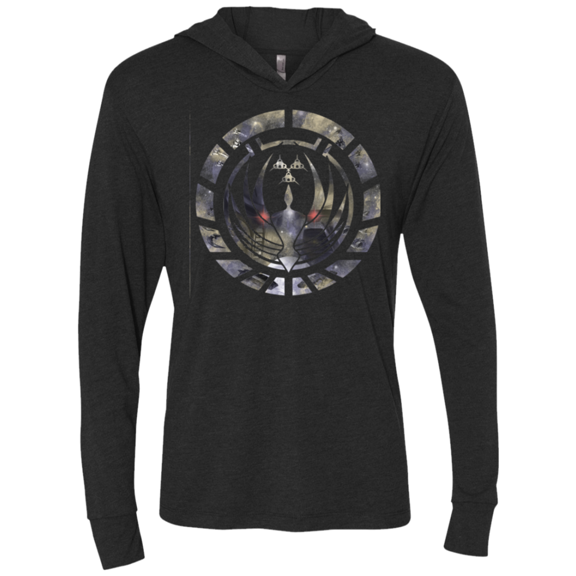 So say we All Triblend Long Sleeve Hoodie Tee