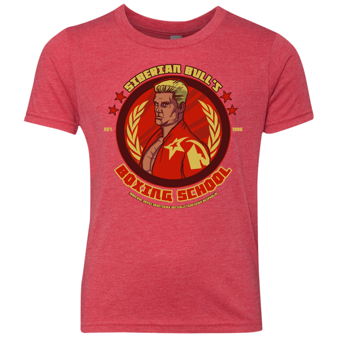 Siberian Bull Youth Triblend T-Shirt