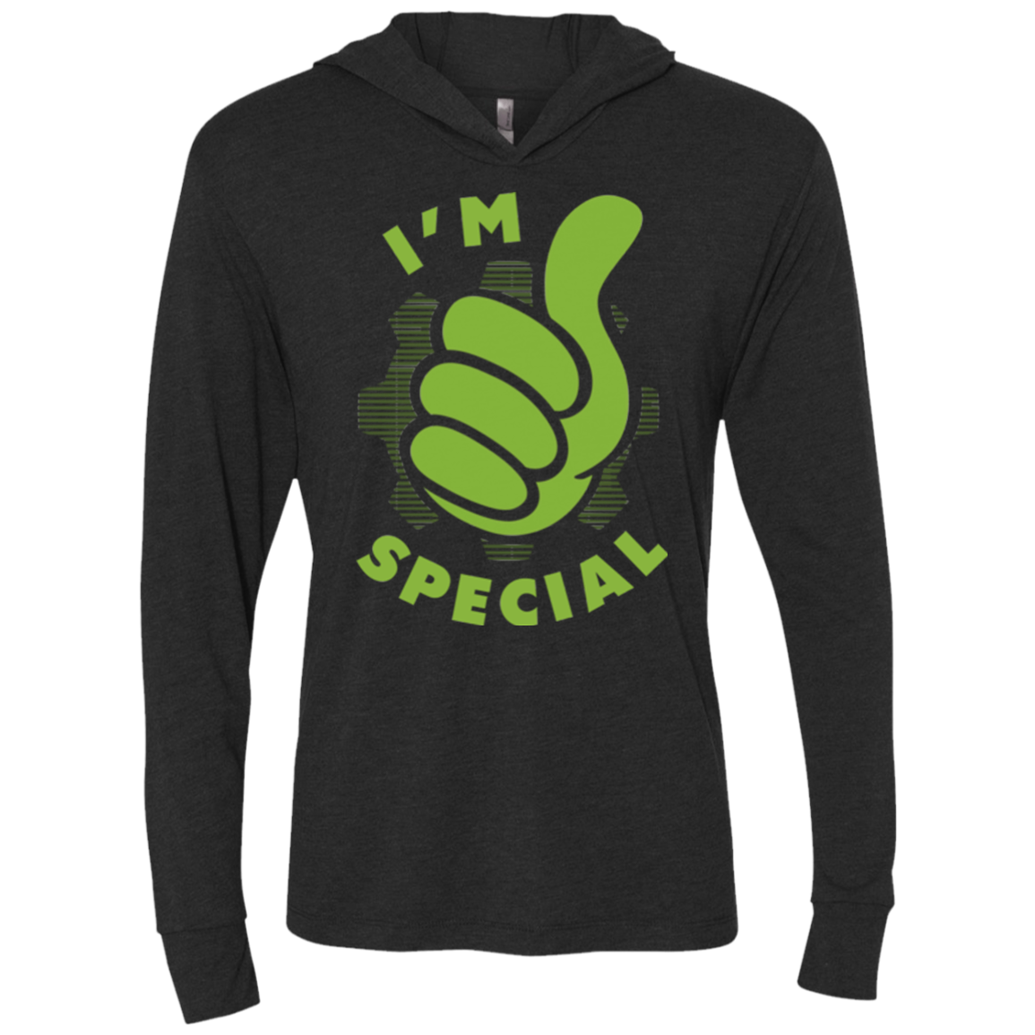 Special Dweller Triblend Long Sleeve Hoodie Tee