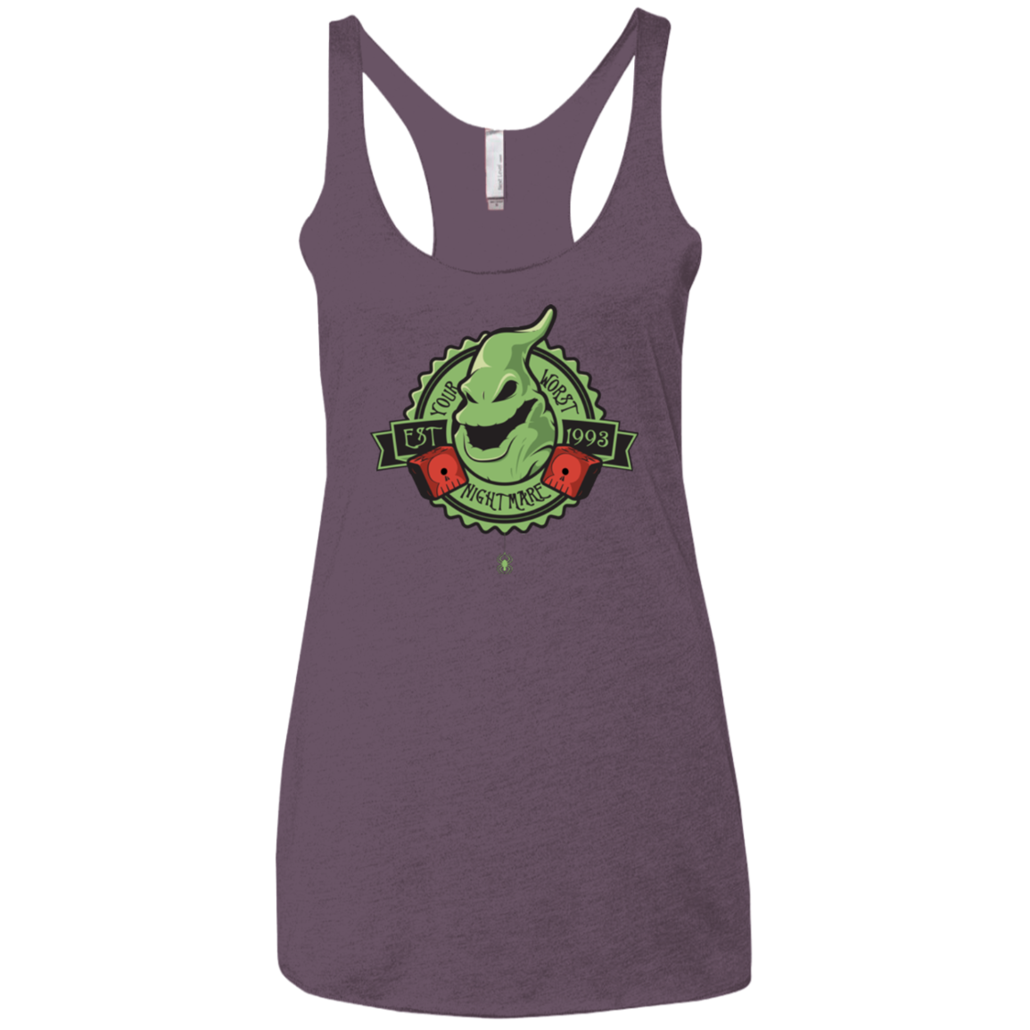 YOUR WORST NIGHTMARE Women's Triblend Racerback Tank
