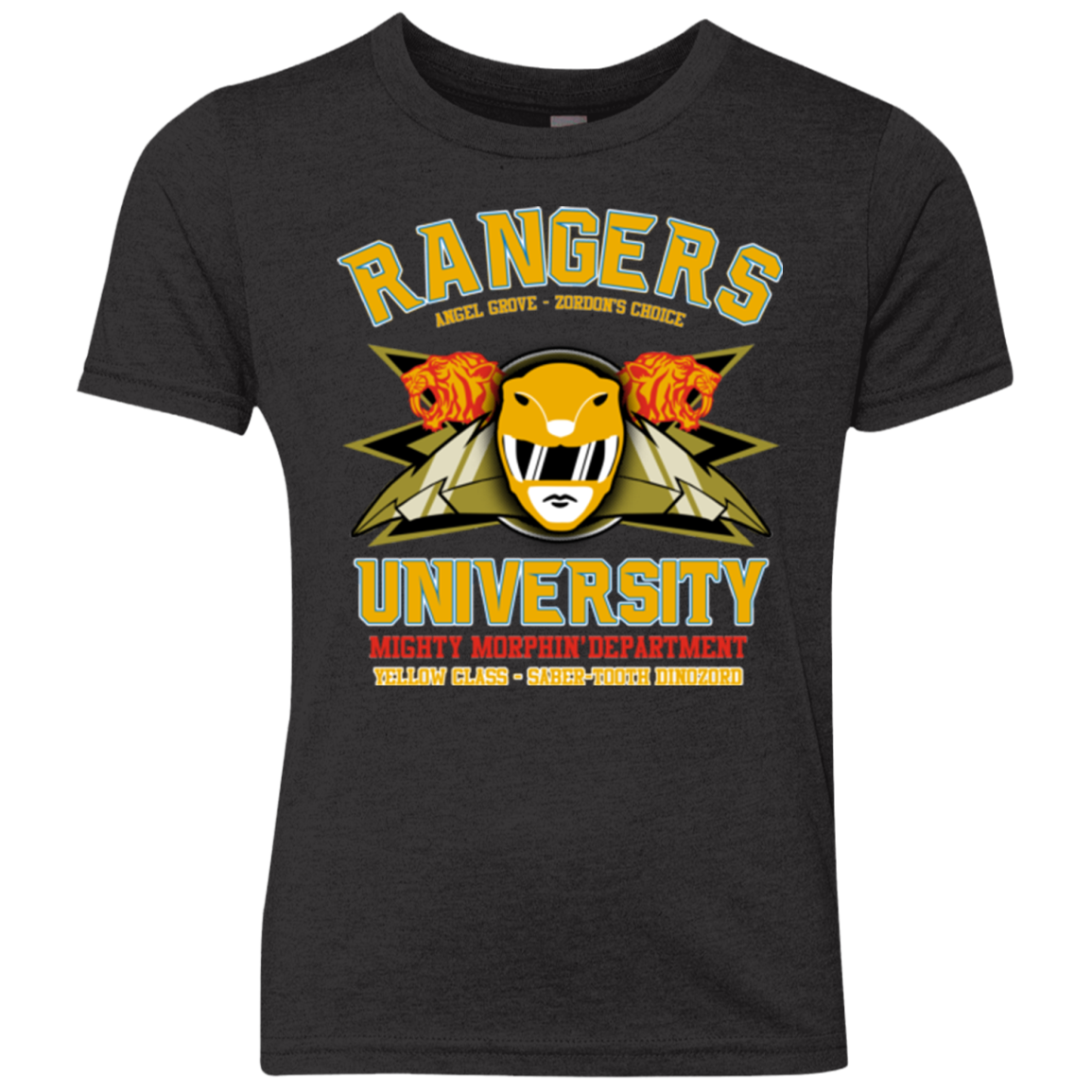 Rangers U Yellow Ranger Youth Triblend T-Shirt