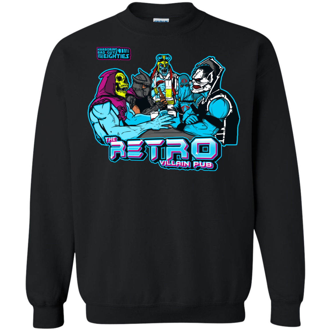 Retro Villain Pub Crewneck Sweatshirt