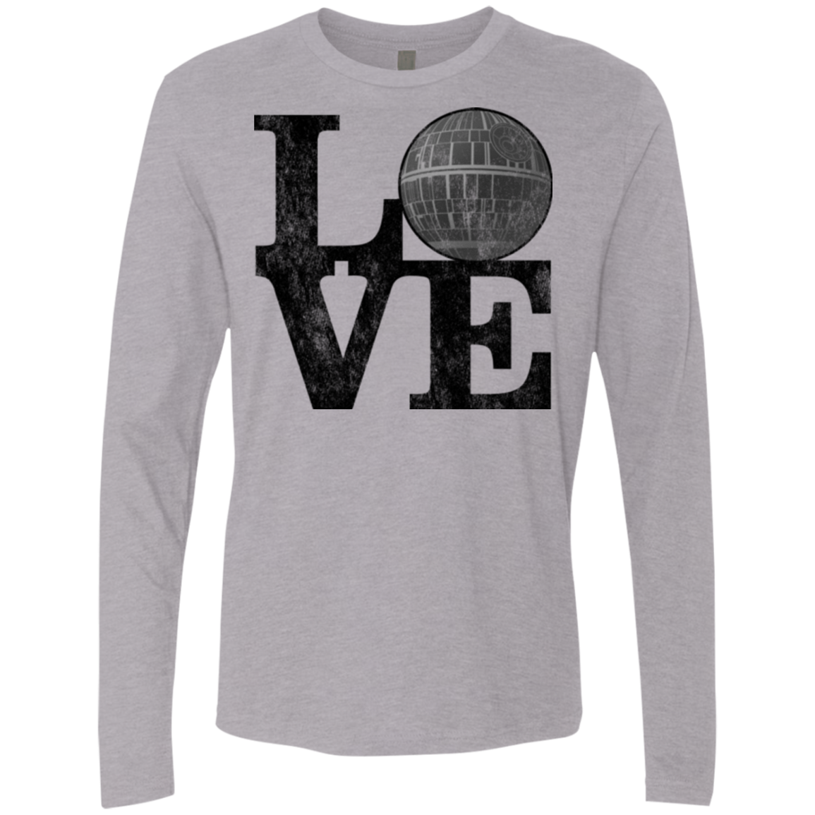 LOVE Deathstar 1 Men's Premium Long Sleeve
