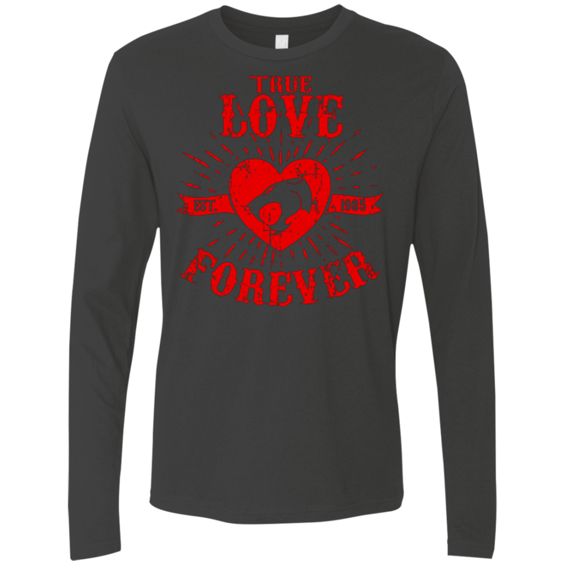 True Love Forever Thunder Men's Premium Long Sleeve