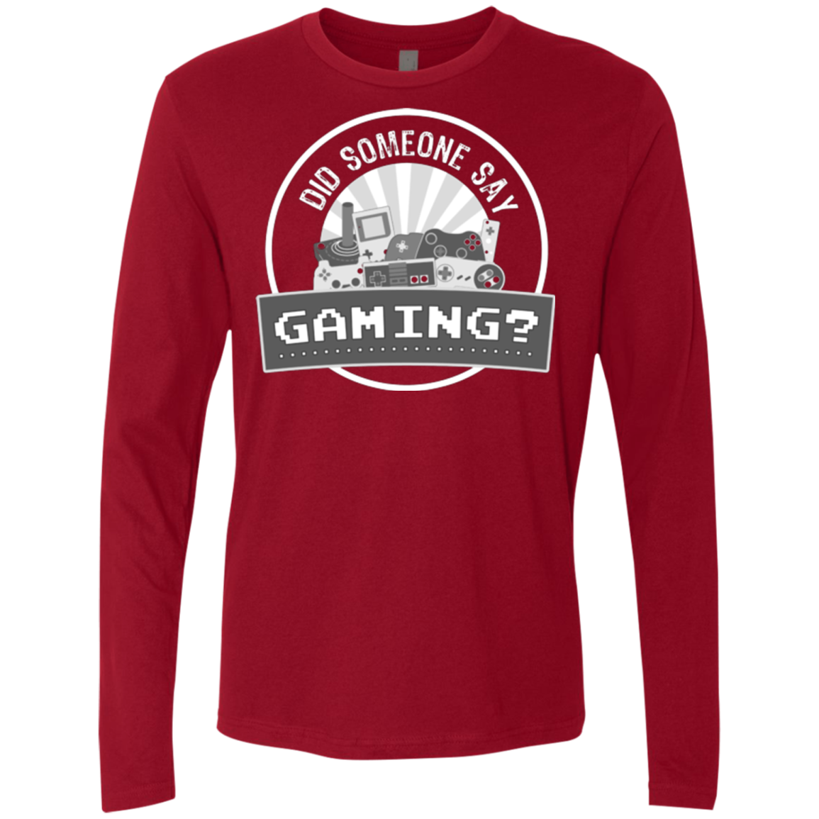 Someone Say Gaming Men's Premium Long Sleeve