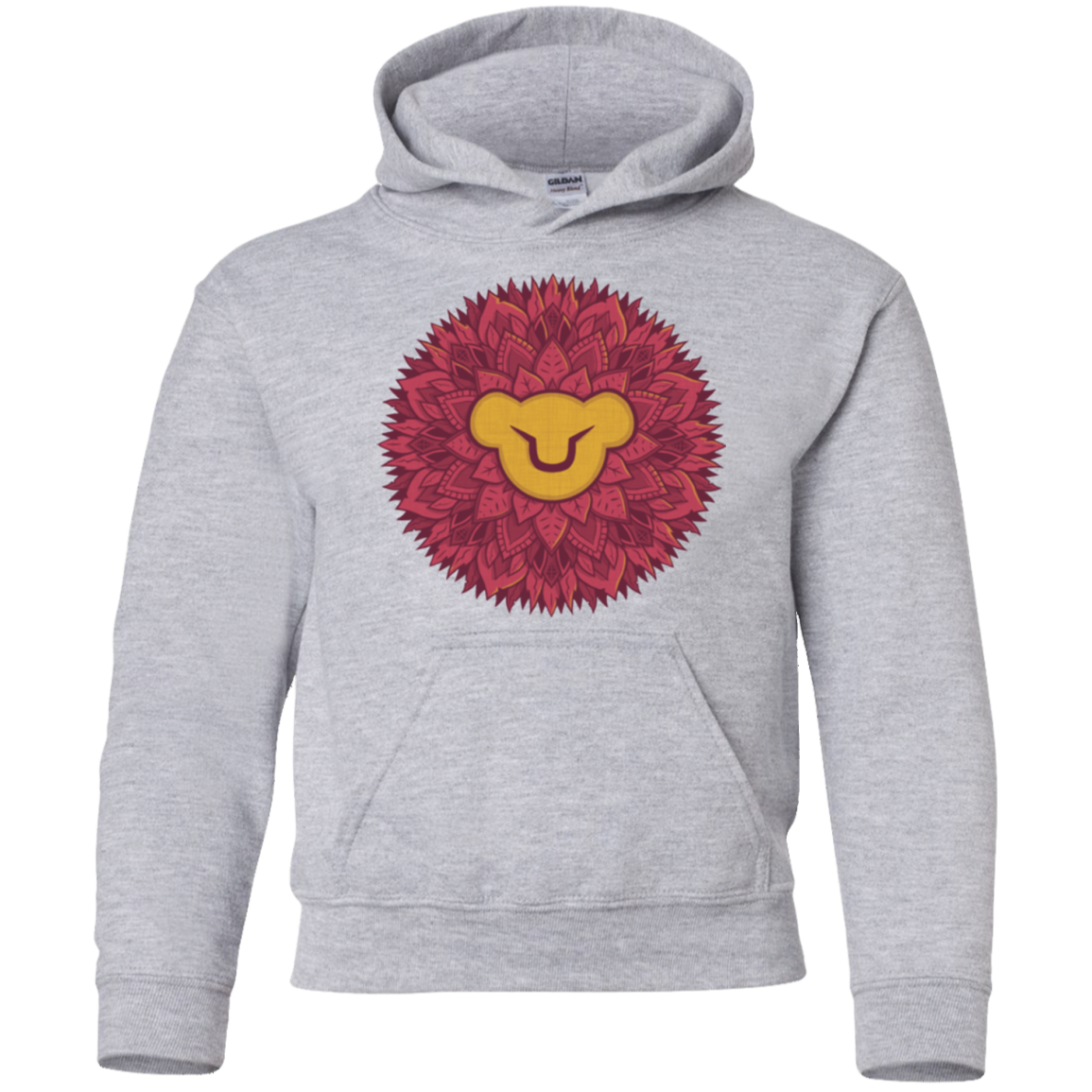 Leaf Mane Mandala Youth Hoodie