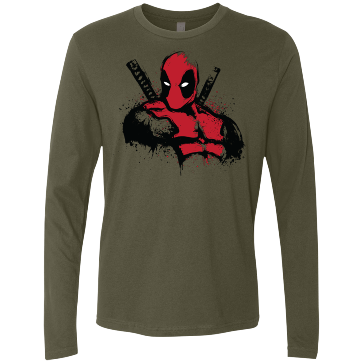 The Merc in Red Men's Premium Long Sleeve
