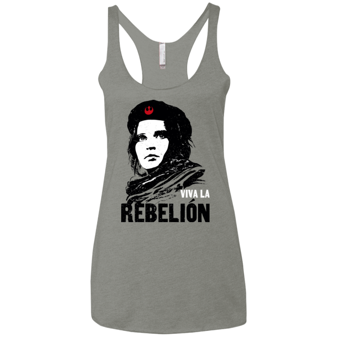 Viva la Rebelion Women's Triblend Racerback Tank