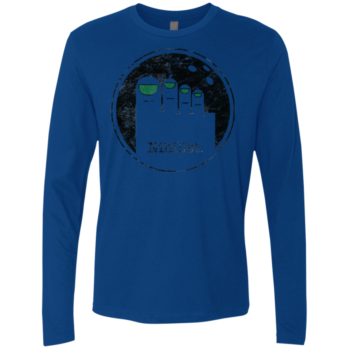 Minimalist Nihilist Men's Premium Long Sleeve