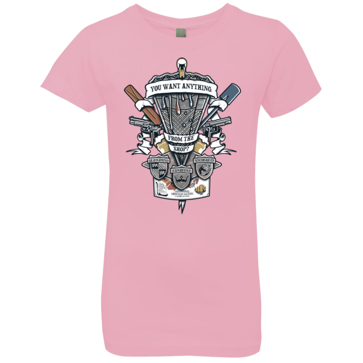 Three Cornetto's Crest Girls Premium T-Shirt