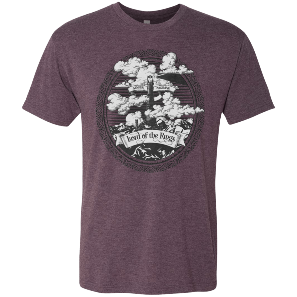 Vintage Mordor Tower Men's Triblend T-Shirt