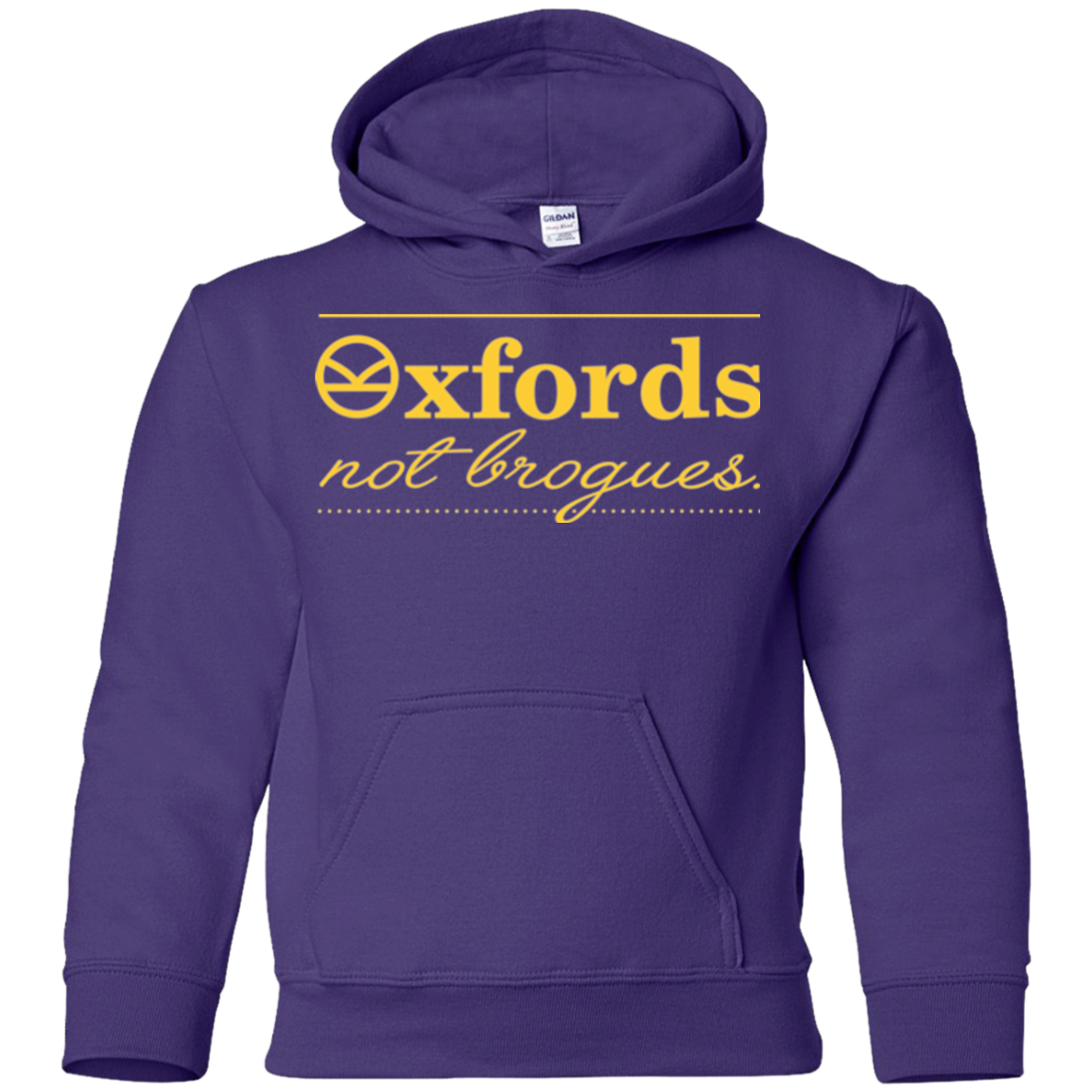 Oxfords Not Brogues Youth Hoodie