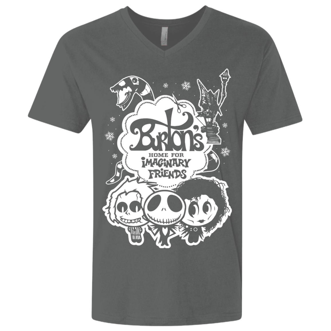 Burtons Imaginary Friends Men's Premium V-Neck