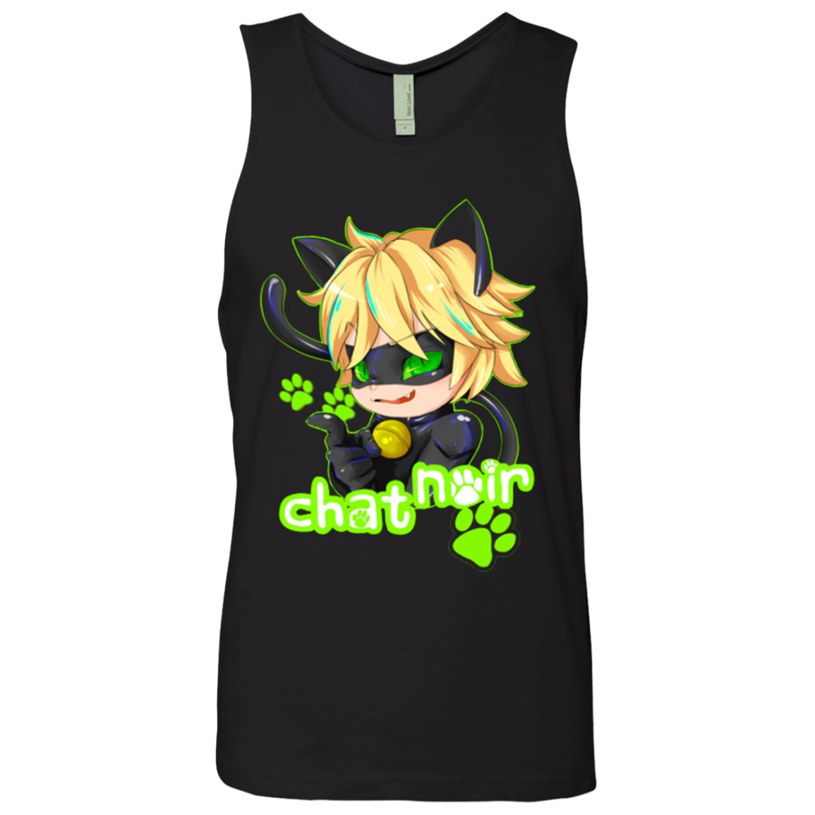 Chat Noir Men's Premium Tank Top