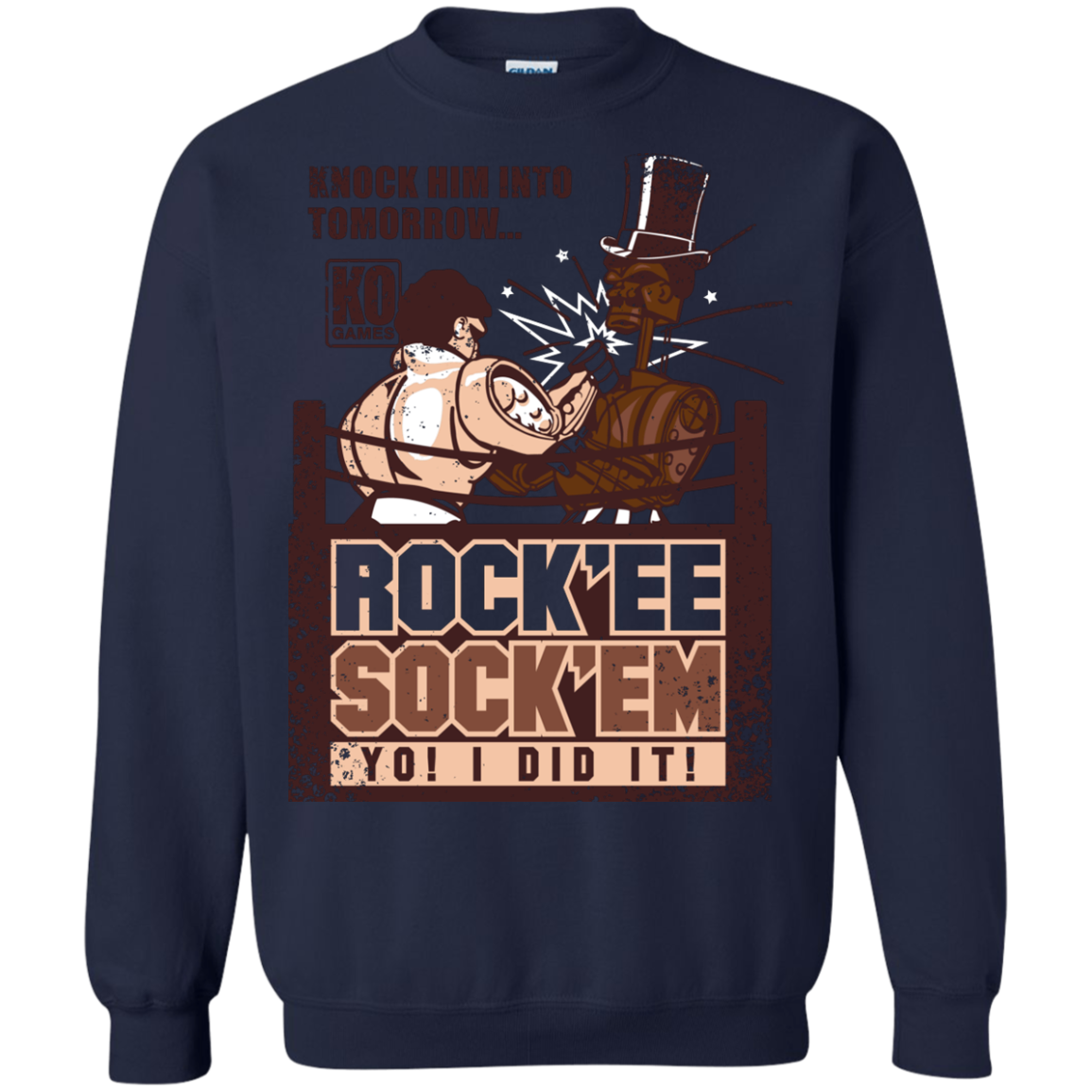 Rockee Sockem Crewneck Sweatshirt