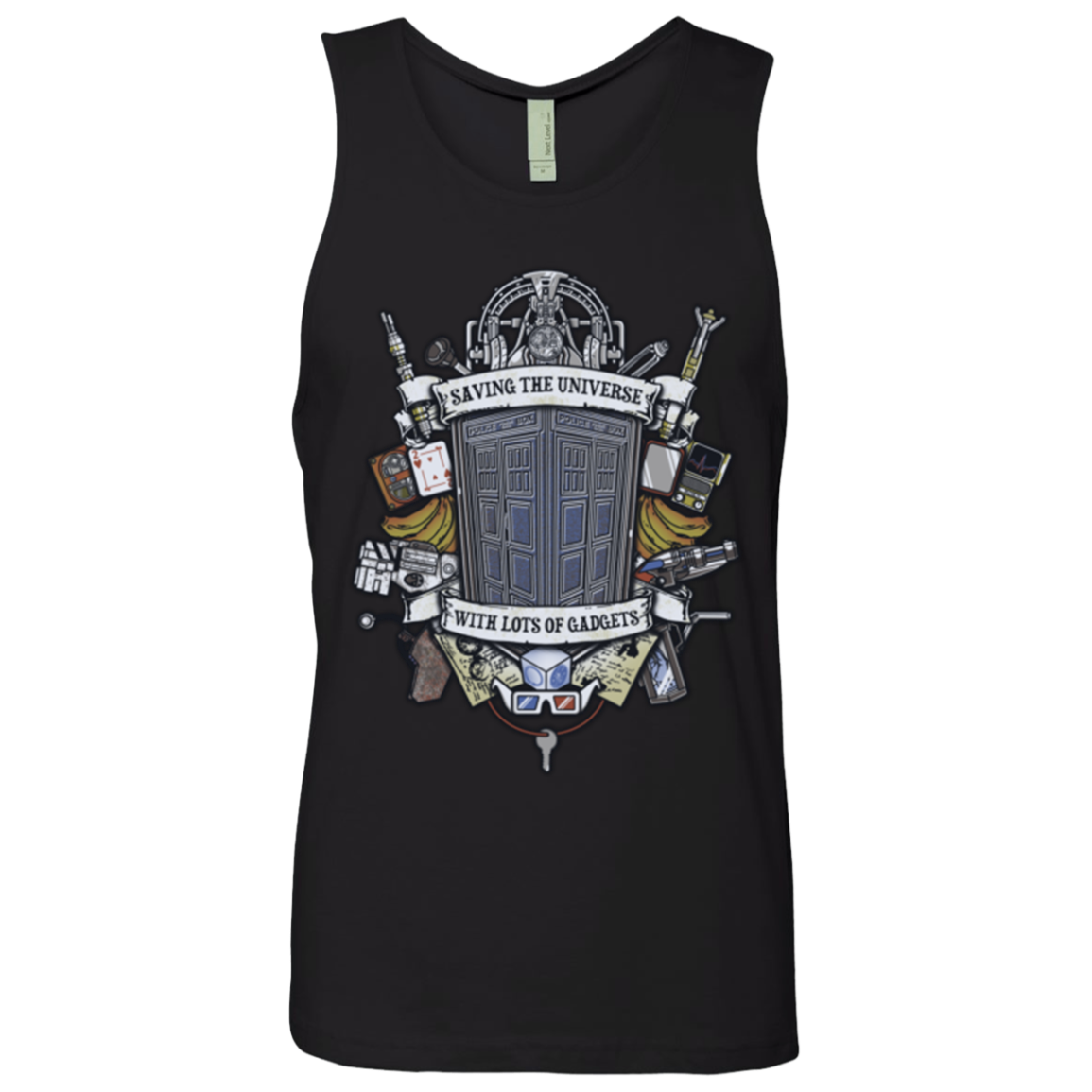 Timelord Crest Men's Premium Tank Top