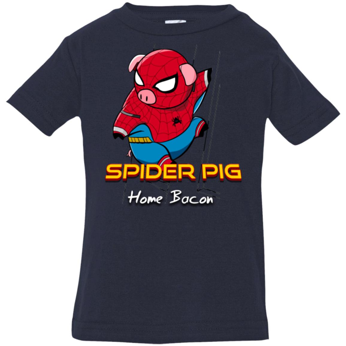 Spider Pig Build Line Infant Premium T-Shirt