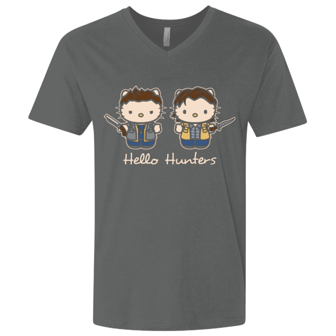 hellohunters Men's Premium V-Neck