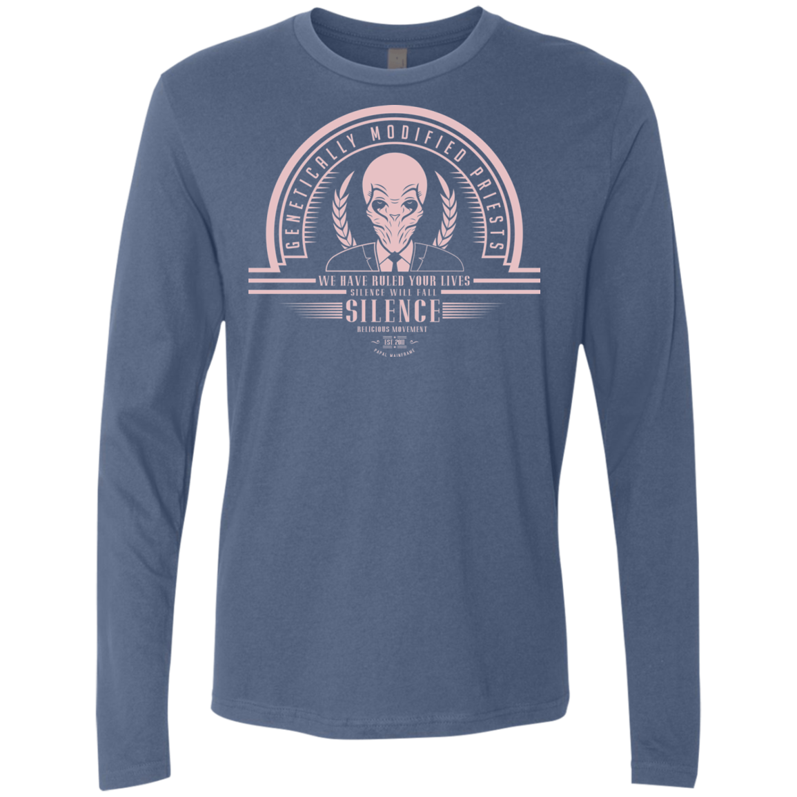 Who Villains Silence Men's Premium Long Sleeve