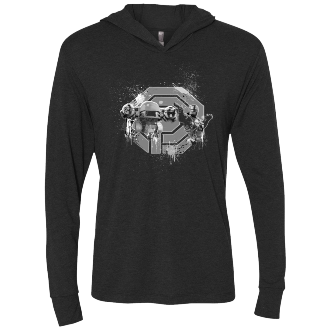 Dead or Alive Triblend Long Sleeve Hoodie Tee