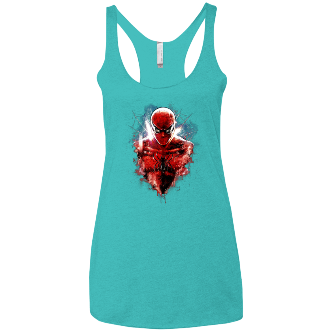 Spiderman Women's Triblend Racerback Tank