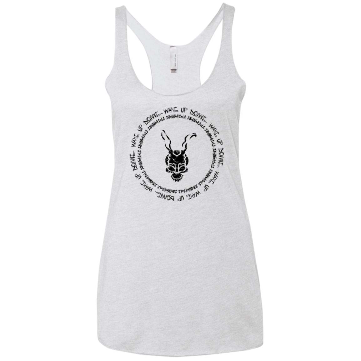 Wake up Wimido Women's Triblend Racerback Tank