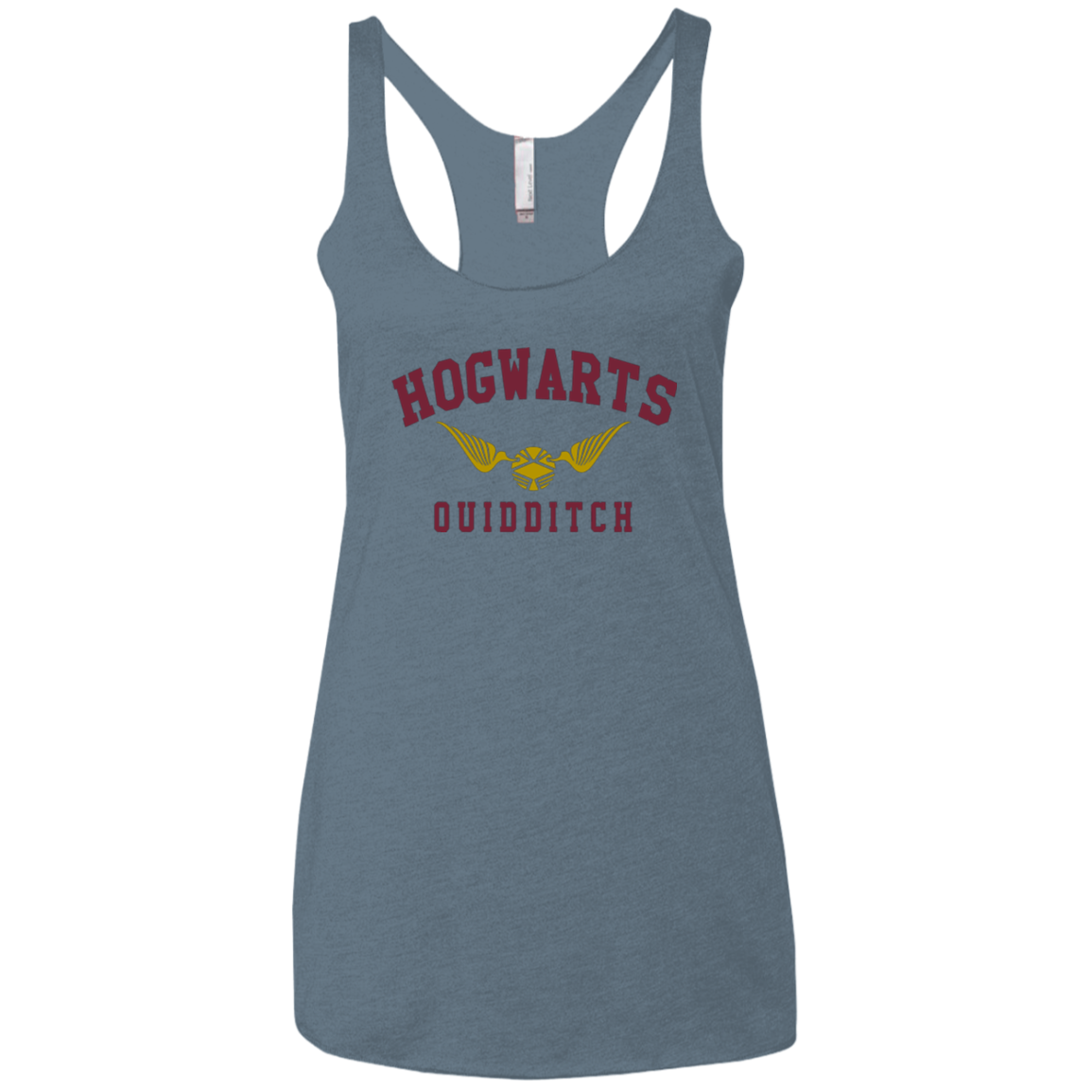 Hogwarts Quidditch Women's Triblend Racerback Tank