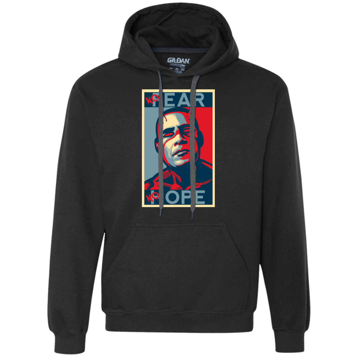 A man with no fear Premium Fleece Hoodie