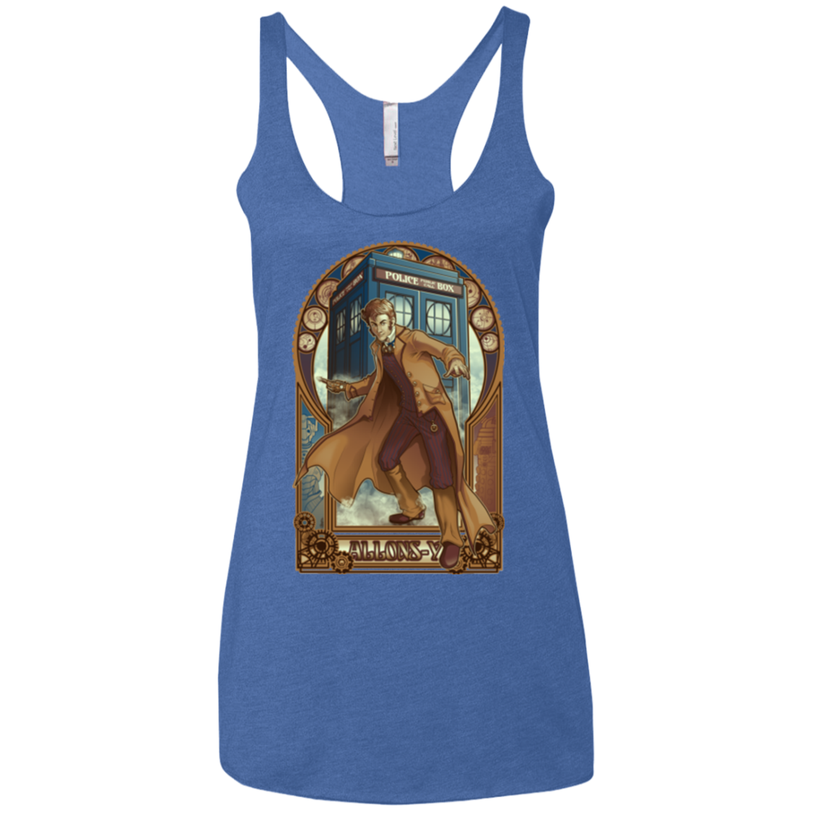 Physicker Whom Women's Triblend Racerback Tank