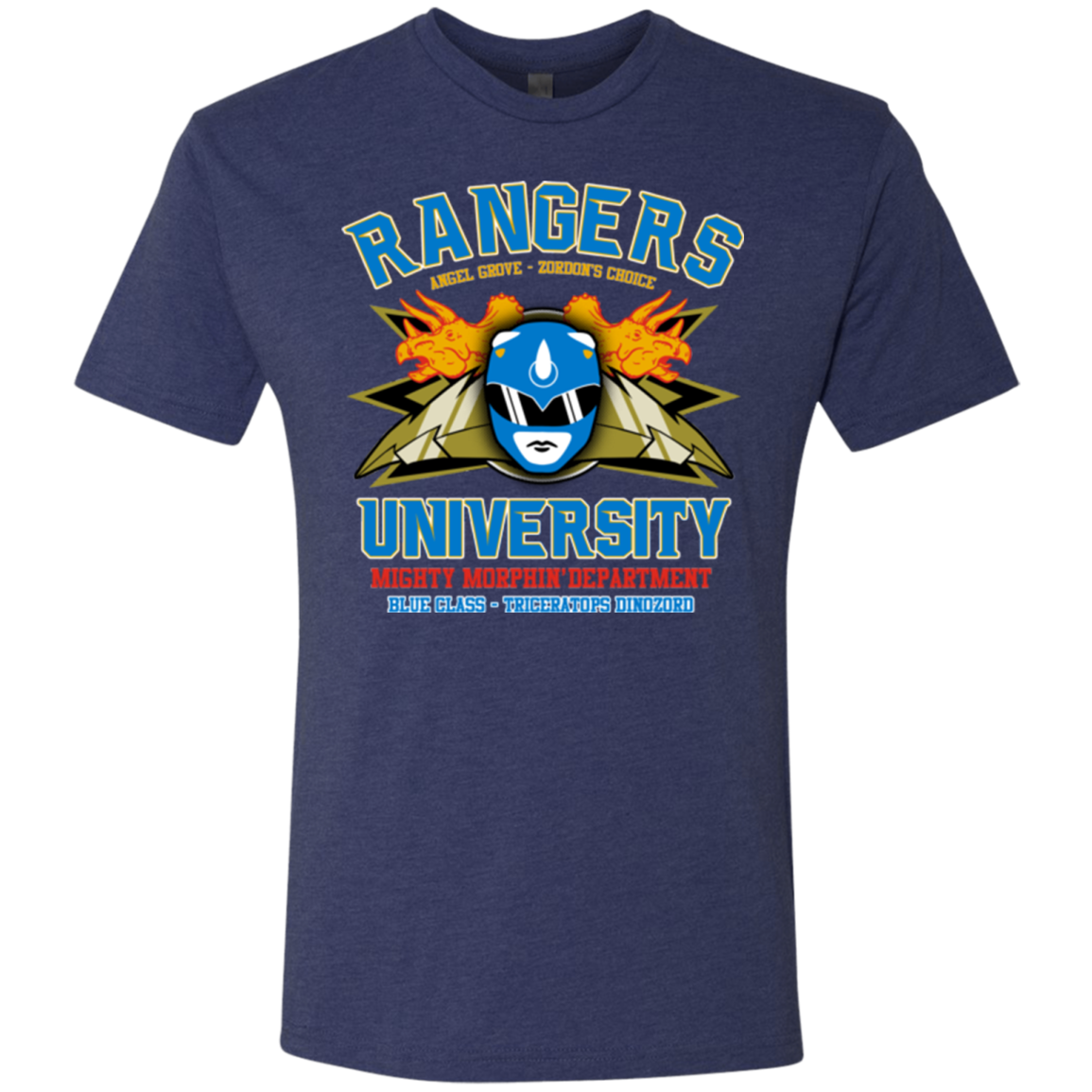 Rangers U Blue Ranger Men's Triblend T-Shirt