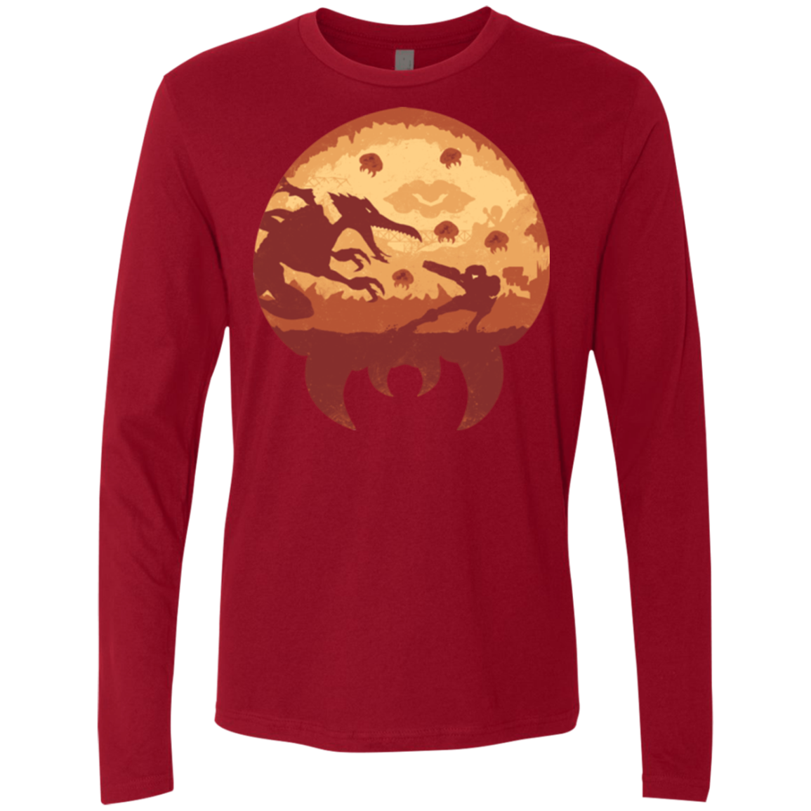 Escape from Zebes Men's Premium Long Sleeve