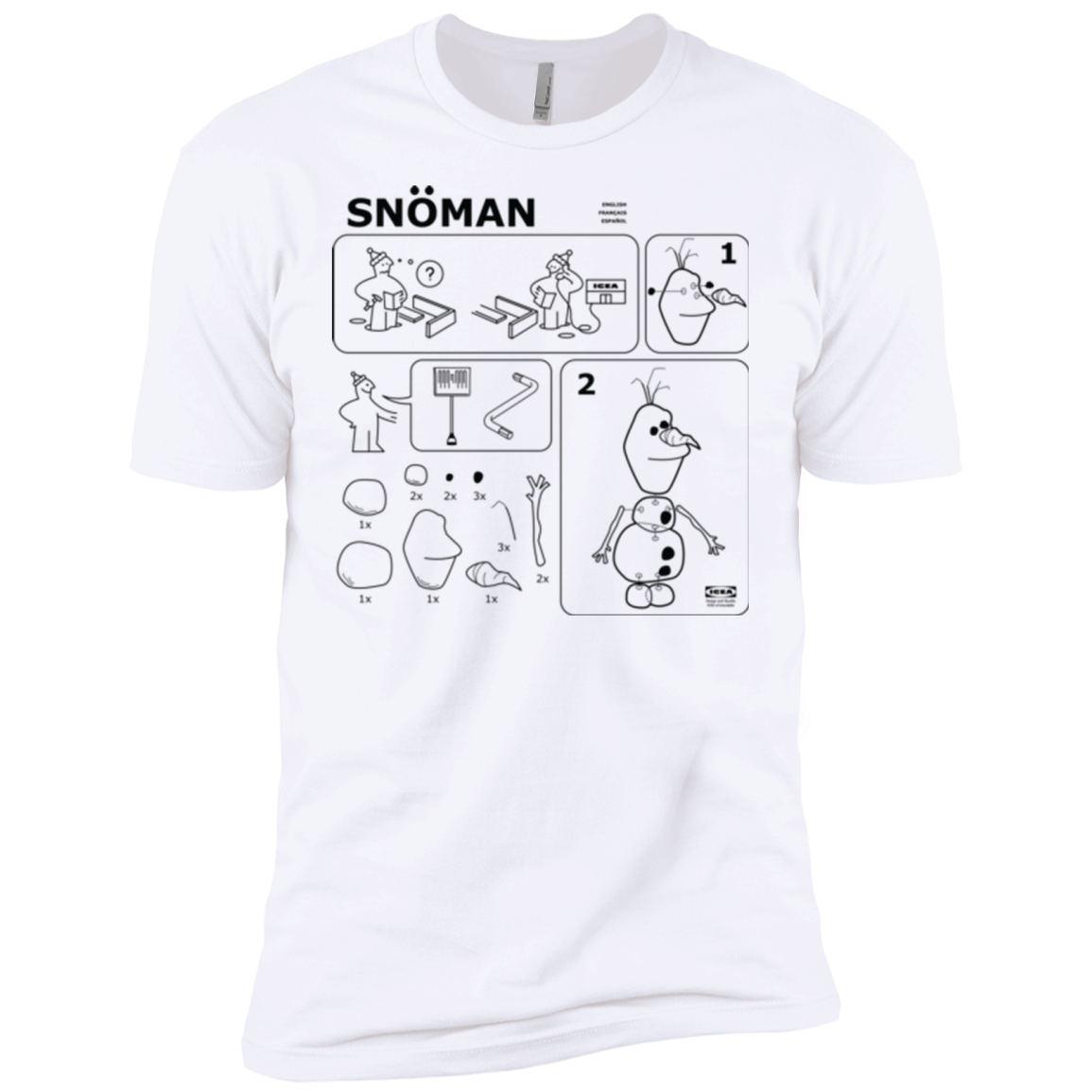 Build a Snowman Men's Premium T-Shirt