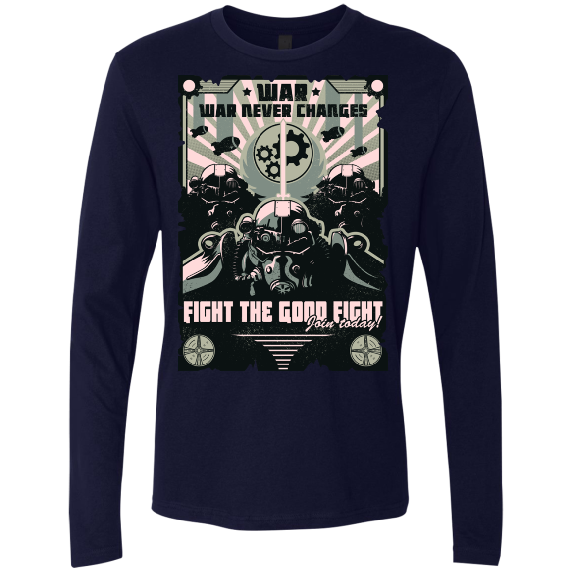 War Never Changes Men's Premium Long Sleeve