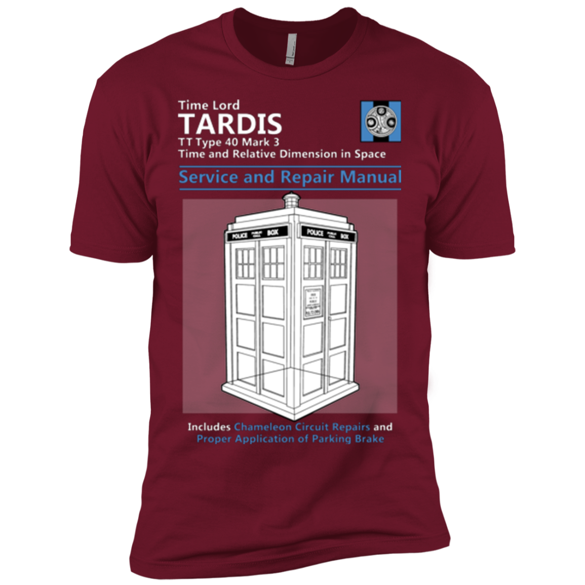 TARDIS SERVICE AND REPAIR MANUAL Men's Premium T-Shirt