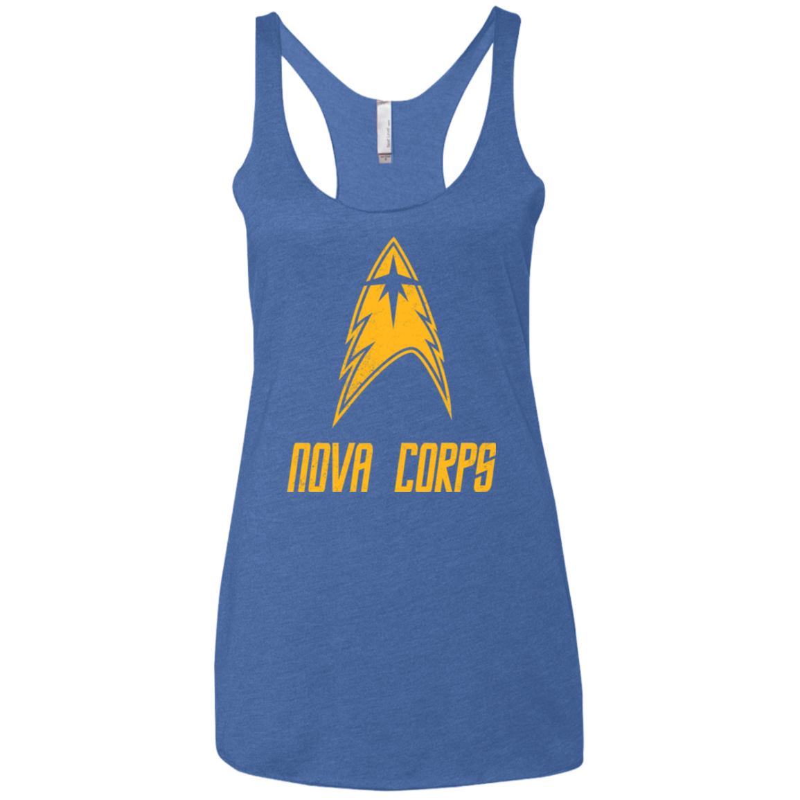 Space Gang Women's Triblend Racerback Tank